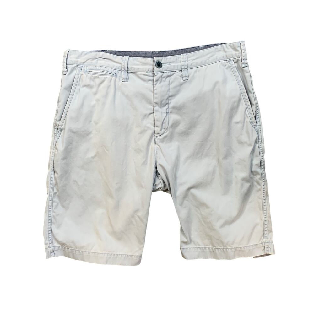 Polo Ralph Lauren Shorts Men 34 Cloud Relaxed Fit Cotton Flat Front Chino Casual
